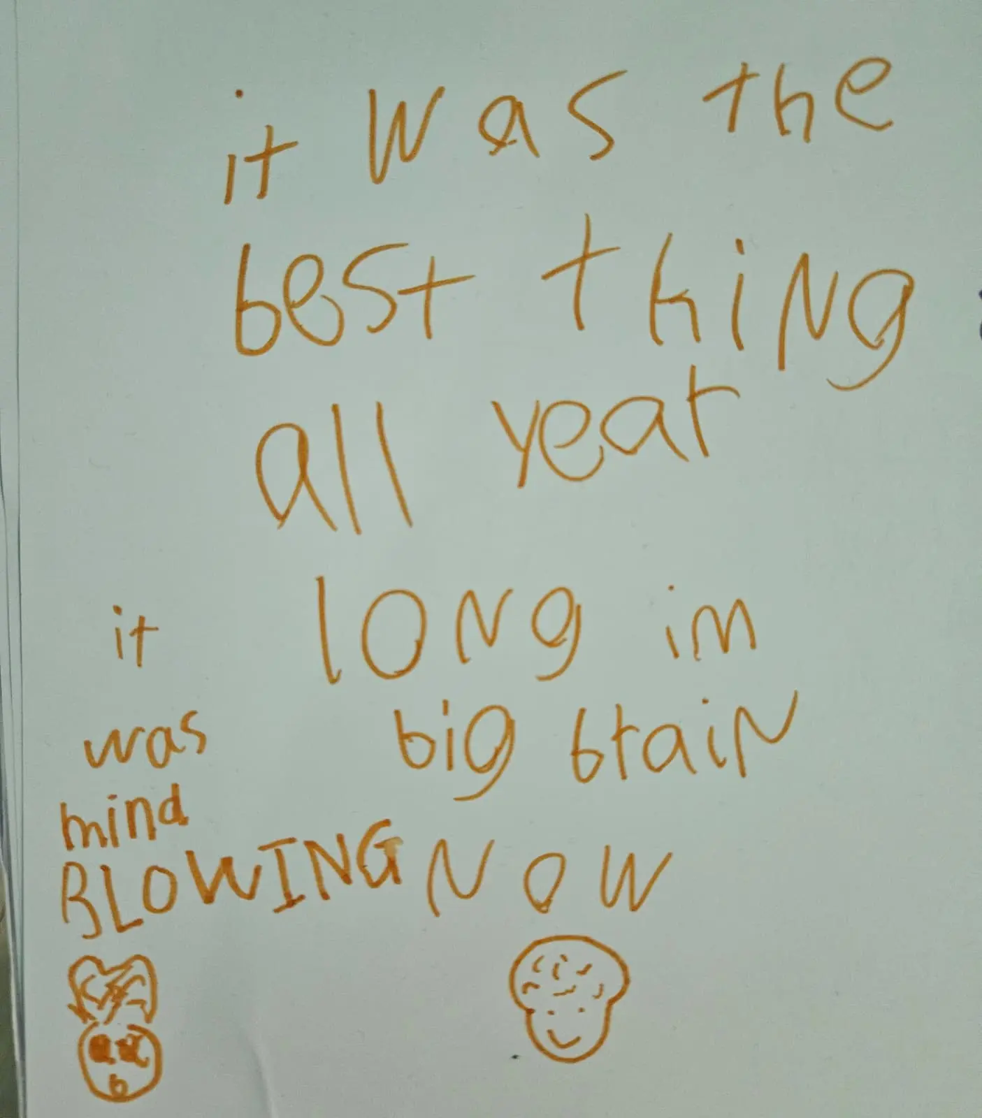 Best thing all year, mind blowing